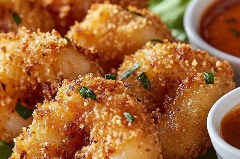 Andouille-Crusted Rock Shrimp