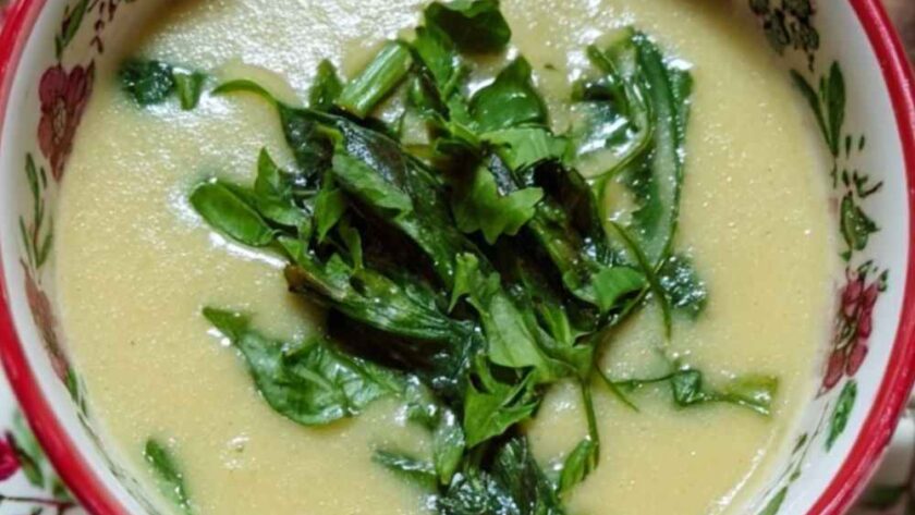 Asparagus And Spring Onion Soup In Soup Maker