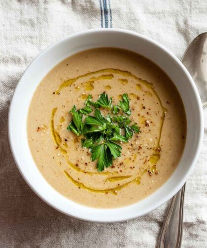 Aubergine Soup In Soup Maker