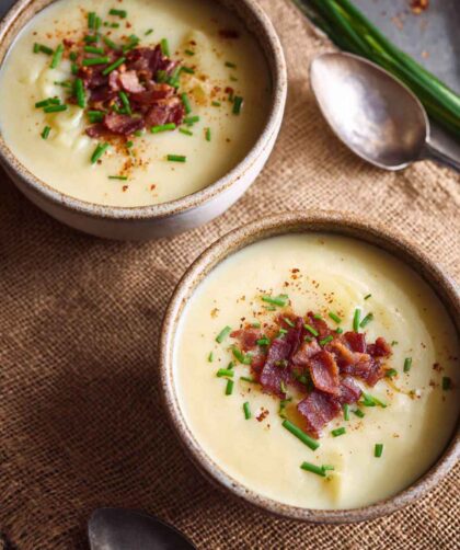 Bacon Leek And Potato Soup In Soup Maker