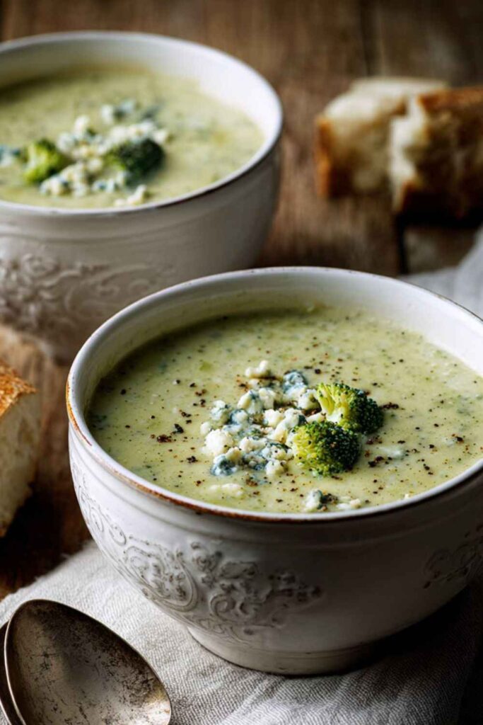 Broccoli And Blue Cheese Soup In Soup Maker