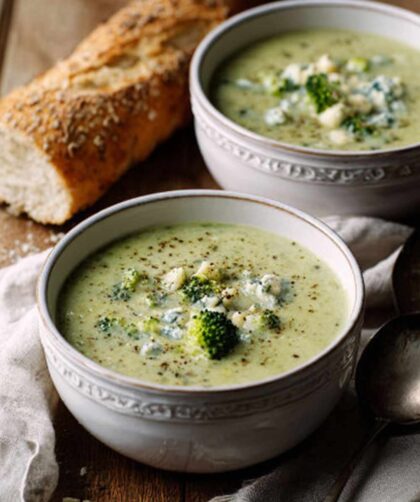Broccoli And Blue Cheese Soup In Soup Maker