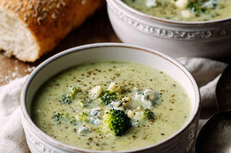 Broccoli And Blue Cheese Soup In Soup Maker