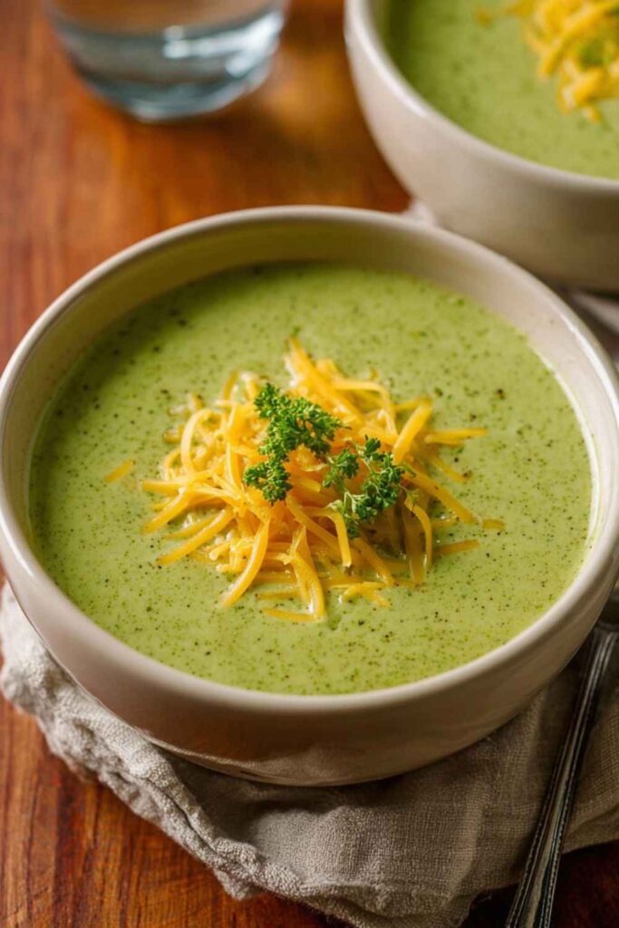 Broccoli And Cauliflower Soup In Soup Maker