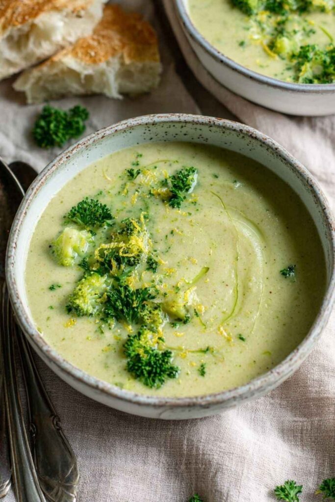 Broccoli And Potato Soup In Soup Maker