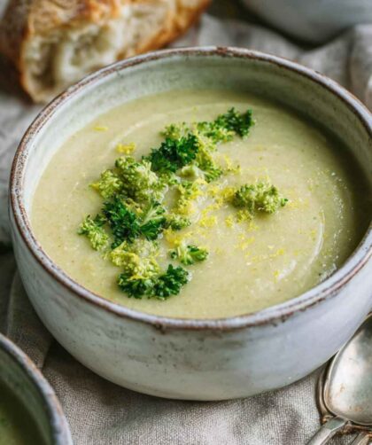 Broccoli And Potato Soup In Soup Maker