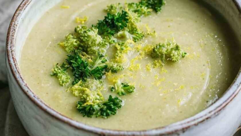 Broccoli And Potato Soup In Soup Maker