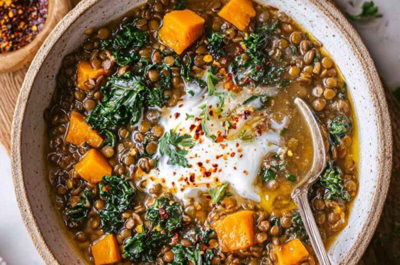 Butternut Squash And Lentil Soup In Soup Maker