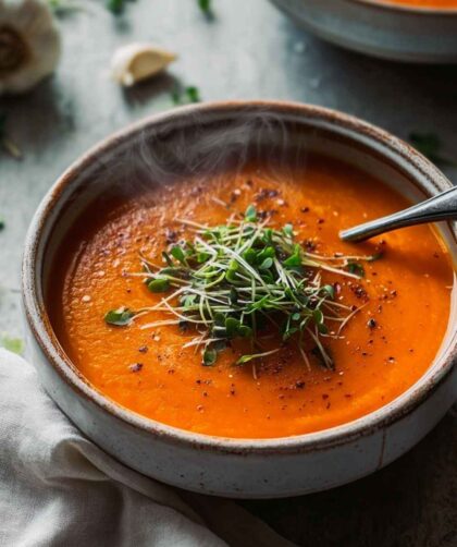 Butternut Squash And Red Pepper Soup In Soup Maker