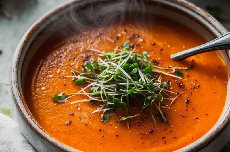 Butternut Squash And Red Pepper Soup In Soup Maker