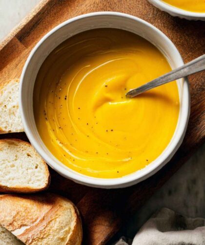 Butternut Squash And Sweet Potato Soup In Soup Maker