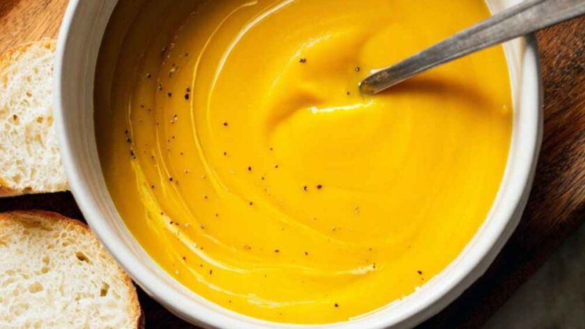 Butternut Squash And Sweet Potato Soup In Soup Maker