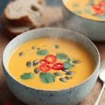 Butternut Squash Chilli And Coconut Soup In Soup Maker