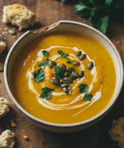 Carrot And Celery Soup In Soup Maker