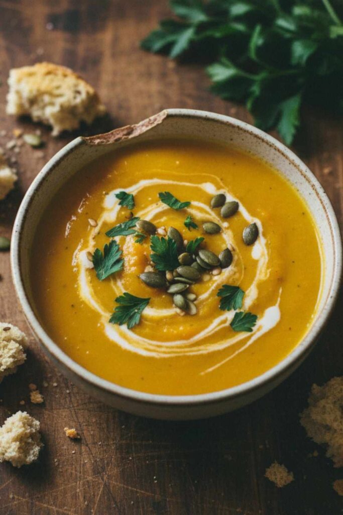Carrot And Celery Soup In Soup Maker