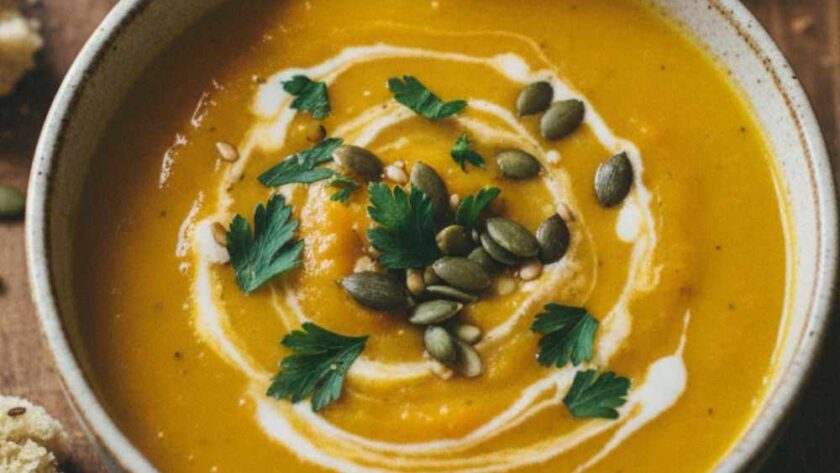 Carrot And Celery Soup In Soup Maker