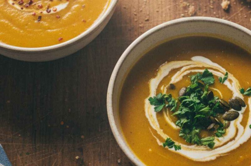 Carrot And Courgette Soup In Soup Maker