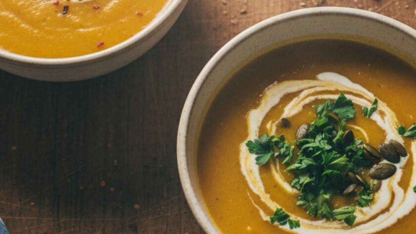 Carrot And Courgette Soup In Soup Maker