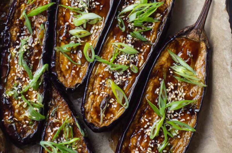 Miso Glazed Eggplant