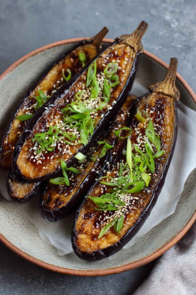 Miso Glazed Eggplant