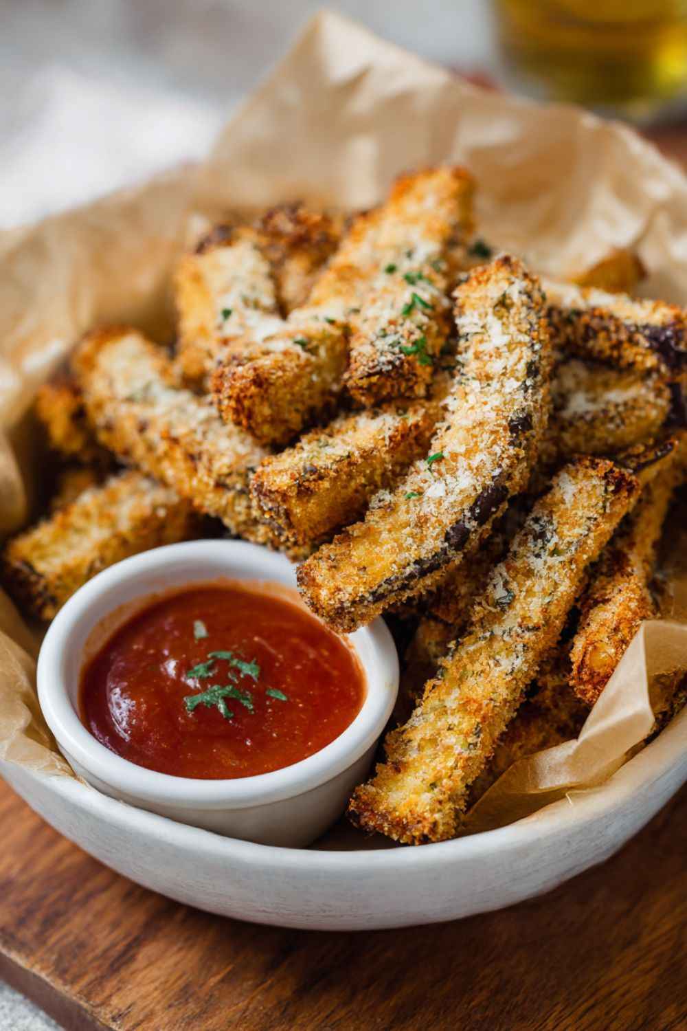 Tenfries Baked Eggplant Fries - Tasty In Ten