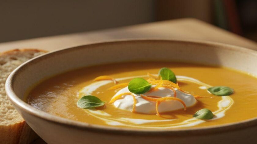 Carrot And Orange Soup In Soup Maker
