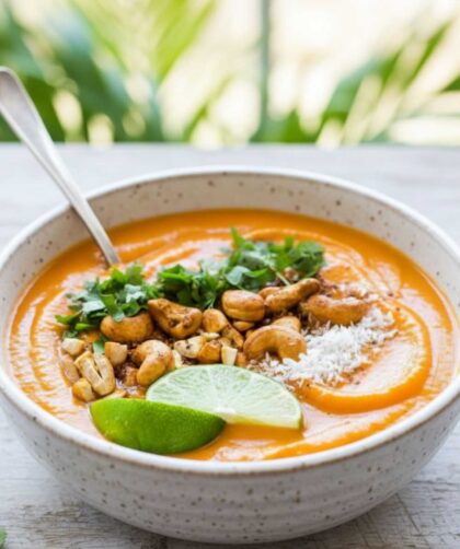 Carrot And Sweet Potato Soup In Soup Maker