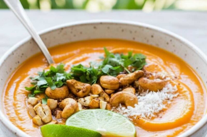 Carrot And Sweet Potato Soup In Soup Maker