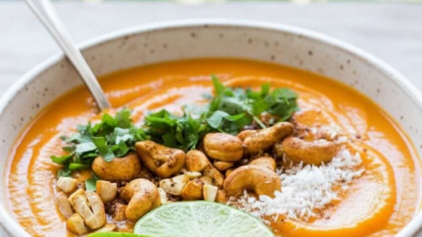 Carrot And Sweet Potato Soup In Soup Maker