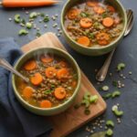 Carrot And Red Lentil Soup In Soup Maker