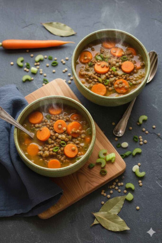 Carrot And Red Lentil Soup In Soup Maker