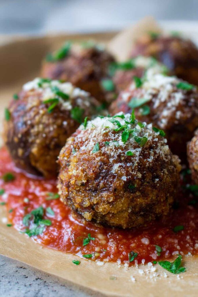 Eggplant Meatballs