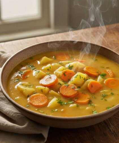 Carrot And Potato Soup In Soup Maker