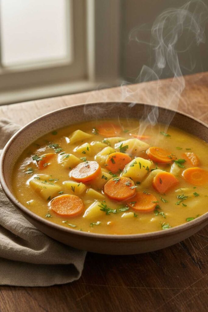 Carrot And Potato Soup In Soup Maker
